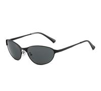 KTUCN Beliebte Cat-Eye-Sonnenbrille aus Metall für Damen, Punk-Stil, kleine Fassung, Sonnenbrille für Herren zu