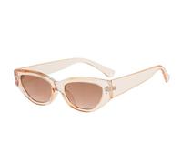 KTUCN Beliebte modische kleine Cat-Eye-Sonnenbrille mit Nieten für Damen, Retro-Punk-Jelly-Farben, Herren-Sonne