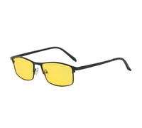 KTUCN Halbrahmen-Sonnenbrille für Herren, polarisiert, photochrom, für Nachtsicht beim Autofahren