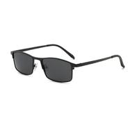 KTUCN Halbrahmen-Sonnenbrille für Herren, polarisiert, photochrom, für Nachtsicht beim Autofahren