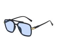 KTUCN Klassische Damen-Sonnenbrille, trendige Punk-Herren-Sonnenbrille, Outdoor-Fahrbrille, UV400-Schutz, Schwa