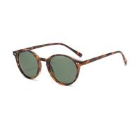 KTUCN Lässige runde polarisierte Sonnenbrille mit UV-Schutz (TR Vollrand-Sonnenbrille, UV400-Schutzglas)
