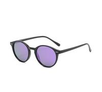 KTUCN Lässige runde polarisierte Sonnenbrille mit UV-Schutz (TR Vollrand-Sonnenbrille, UV400-Schutzglas)