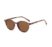 KTUCN Lässige runde polarisierte Sonnenbrille mit UV-Schutz (TR Vollrand-Sonnenbrille, UV400-Schutzglas)