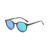 KTUCN Lässige runde polarisierte Sonnenbrille mit UV-Schutz (TR Vollrand-Sonnenbrille, UV400-Schutzglas)