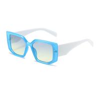KTUCN Modische Damen-Sonnenbrille im Vintage-Stil, UV400, Blau, BH01