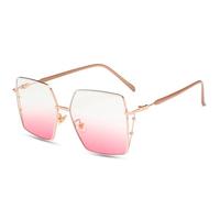 KTUCN Modische Metall-Sonnenbrille für Damen, trendiger Vintage-Punk-Stil, Herren-Outdoor-Sonnenbrille für Somm