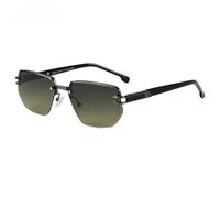 KTUCN Modische rahmenlose Sonnenbrille für Herren, Damen und Herren, eckige Retro-Metallbrille mit UV400-Schutz, ideal für Str