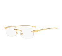 KTUCN Modische, randlose, quadratische Sonnenbrille im Vintage-Stil für Damen und Herren, ideal für Reisen und Autofahren. Kle