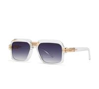 KTUCN Modische Sonnenbrille mit großem Rahmen, Damen, Retro-Sonnenbrille, Herren, quadratisch, Metall, Vintage, C6, BH10249