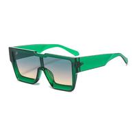 KTUCN Modische, übergroße, einteilige Damen-Sonnenbrille im Retro-Stil, Herren-Outdoor-Sportbrille, UV400-Sonne