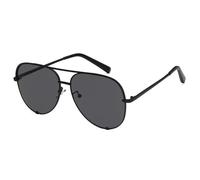 KTUCN Modische, übergroße Metall-Sonnenbrille für Damen, trendiger Vintage-Stil, klassische Herrenbrille, Reise