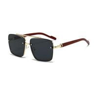 KTUCN Modische und vielseitige Unisex-Sonnenbrille mit hochauflösendem UV400-Farbverlauf für