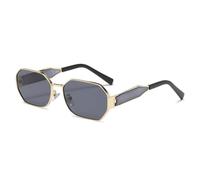 KTUCN Modische Vintage-Sonnenbrillen für Damen und Herren, Retro-Sonnenbrillen aus Metall, rechteckig, beliebt