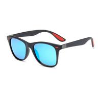 KTUCN Quadratische Unisex-Sonnenbrille zum Autofahren und Angeln, modische Sonnenbrille für Damen und Herren, blendfreie Bril