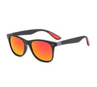 KTUCN Quadratische Unisex-Sonnenbrille zum Autofahren und Angeln, modische Sonnenbrille für Damen und Herren, blendfreie Bril
