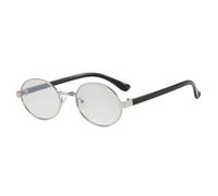 KTUCN Retro-Design, kleine ovale Damen-Sonnenbrille, trendige Punk-Sonnenbrille für Herren, Outdoor-Reise- und