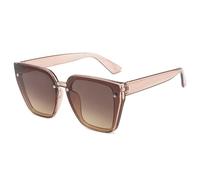 KTUCN Retro-Nieten-Sonnenbrille für Damen, modischer Trend, große Fassung, Herren-Sonnenbrille, Autofahren, Rei