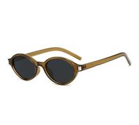 KTUCN Retro-Sonnenbrille im klassischen Stil mit kleinem, ovalem Rahmen für Damen und Herren, geeignet für Outd