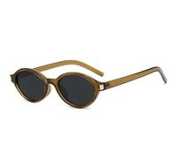 KTUCN Retro-Sonnenbrille im klassischen Stil mit kleinem, ovalem Rahmen für Damen und Herren, geeignet für Outd