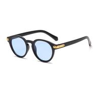 KTUCN Retro-Sonnenbrille, Unisex, runde Retro-Sonnenbrille, Schutzbrille, ge
