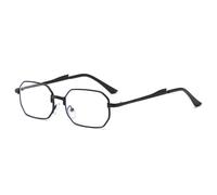 KTUCN Schmale Sonnenbrille für Herren, modische rechteckige Sonnenbrille für Damen, klassische Metall-Sonnenbrille, Tran