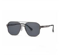 KTUCN Sommerliche modische polarisierte Sonnenbrille mit Metallrahmen für Herren, UV400-Schutz, geeignet für Outdoor-Aktivität