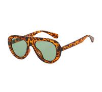 KTUCN Übergroße ovale Damen-Sonnenbrille, trendiger Vintage-Klassiker, Herren-Sonnenbrille, Fahrbrille, Reisebr