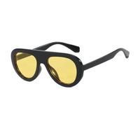 KTUCN Übergroße ovale Damen-Sonnenbrille, trendiger Vintage-Klassiker, Herren-Sonnenbrille, Fahrbrille, Reisebr