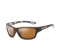 KTUCN Vintage Herren Polarisierte Sonnenbrille für Männer Outdoor Sport Winddicht Sand Goggle Klassische Fahren Sonnenbrille U