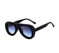 KTUCN Vintage ovale Punk-Sonnenbrille für Herren, Schutzbrille, UV400, C2G