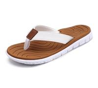 KuaiLu Flip Flops Damen Zehentrenner Badelatschen Strand | Weich Stoff Frauen Bade Sandalen Bequeme Füße Yoga Matte Fussbett Sommer Zehensandalen Rutschfest Gummi Indoor Outdoor