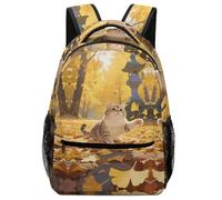 KUEhhhr Outdoor Ready Animal Rucksack Russische blaue Katze - Trinktasche + strapazierfähiges Köpergewebe, Stil-2, One Size, Tagesrucksack