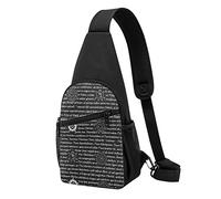 KUEhhhr Taekwondo-Kampfsport-Rucksack, klein, bedruckt, Crossbody-Tasche, Brusttasche für Herren, Supernatural Inspiration, One Size, Tagesrucksack
