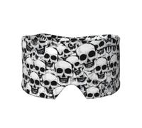 Kühlende Schlafmaske mit mexikanischem Totenkopf-Druck, zum Schlafen in völliger Dunkelheit, weiche Schlafmaske, Geschenke für Männer und Frauen