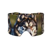 Kühlende Schlafmaske mit schönem Husky-Aufdruck, zum Schlafen in völliger Dunkelheit, weiche Schlafmaske, Geschenk für Männer und Frauen