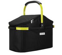 Kühlkorb Isolier Einkaufskorb 25 L schwarz limette - Schwarz limette Schwarz
