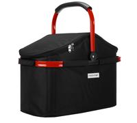 Kühlkorb Isolier Einkaufskorb 25 L schwarz rot - Schwarz-Rot Schwarz