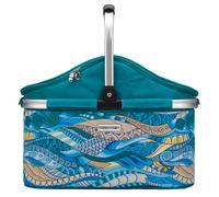 Kühlkorb Isolier Einkaufskorb OCEAN mit Reissverschluss - Isotasche mit Henkel - Ocean Blau