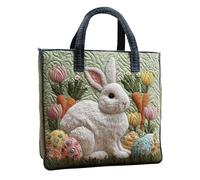 Küken-Geldbörse - Entzückende Frühlingstasche für Kinder, bunte Canvas-Tasche mit bequemen Trägern, geräumiges Taschendesign, verspieltes Ostermuster, ideal für Partygeschenke, Picknicks, Einkaufen