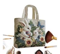 Küken-Geldbörse - Entzückende Frühlingstasche für Kinder, bunte Canvas-Tasche mit bequemen Trägern, geräumiges Taschendesign, verspieltes Ostermuster, ideal für Partygeschenke, Picknicks, Einkaufen