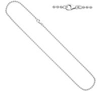 Kugelkette 925 Silber 2,5 mm 90 cm Halskette Kette Silberkette Karabiner