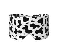 Kuhflecken Kuhdruck, Vollständige Augenabdeckungen, lichtblockierende Augenmaske, Schlafaugen- und Ohrenschützer