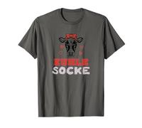 Kuhle Socke witzige Kuh Outfit Bauer Bäuerin T-Shirt