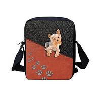 Kuiaobaty Damen-Umhängetasche, Mini-Umhängetasche, Handy-Umhängetasche, kleine Umhängetasche für Damen, Yorkshire Terrier