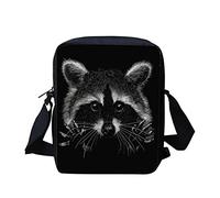 Kuiaobaty Damen-Umhängetasche, Mini-Umhängetasche, Handy-Umhängetasche, kleine Umhängetasche für Damen, Waschbär