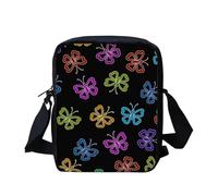 Kuiaobaty Umhängetasche für Damen, kleine Kuriertasche für Mädchen, Teenager, Handytasche, Damen, mit Riemen, Schultertasche, Schmetterling