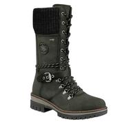 kuiazelit Schneestiefel für Damen, Thermostiefel, wadenhoch, warm, mit Fell gefüttert, Winterstiefel für Damen, UK-Kampfstiefel, rutschfeste Wanderstiefel, bequem und schützend, Outdoor-Wanderschuhe
