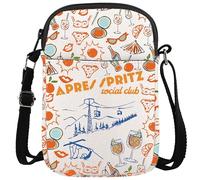 KUIYAI Apres Ski-Umhängetasche, Aperol Spritz Geschenk, Wintersport, Merch, Aperol Spritz Social Club, Crossbody-Tasche