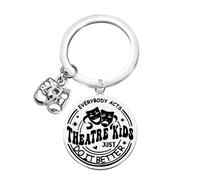 KUIYAI Musiktheater-Geschenk, Musik-Schlüsselanhänger für Schauspieler/Schauspielerin, Drama-Lehrer, Theater Kids UK